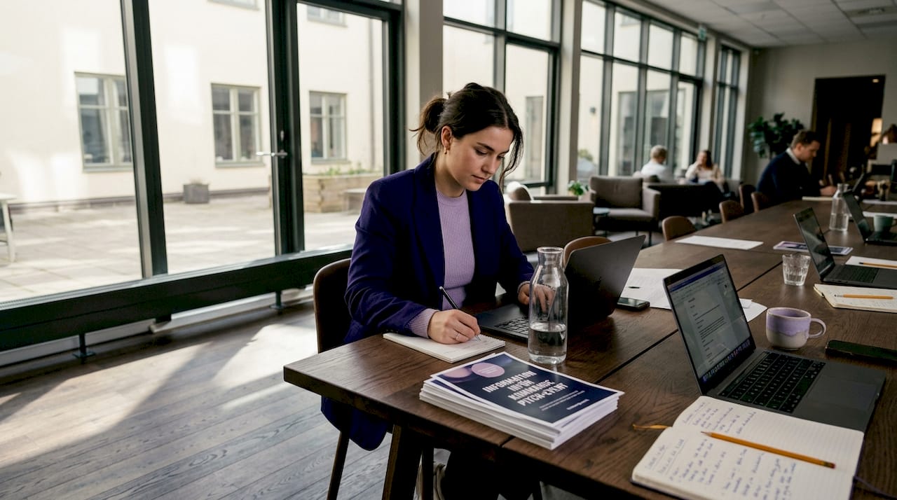 Grundare som jobbar från ett coworking-kontor