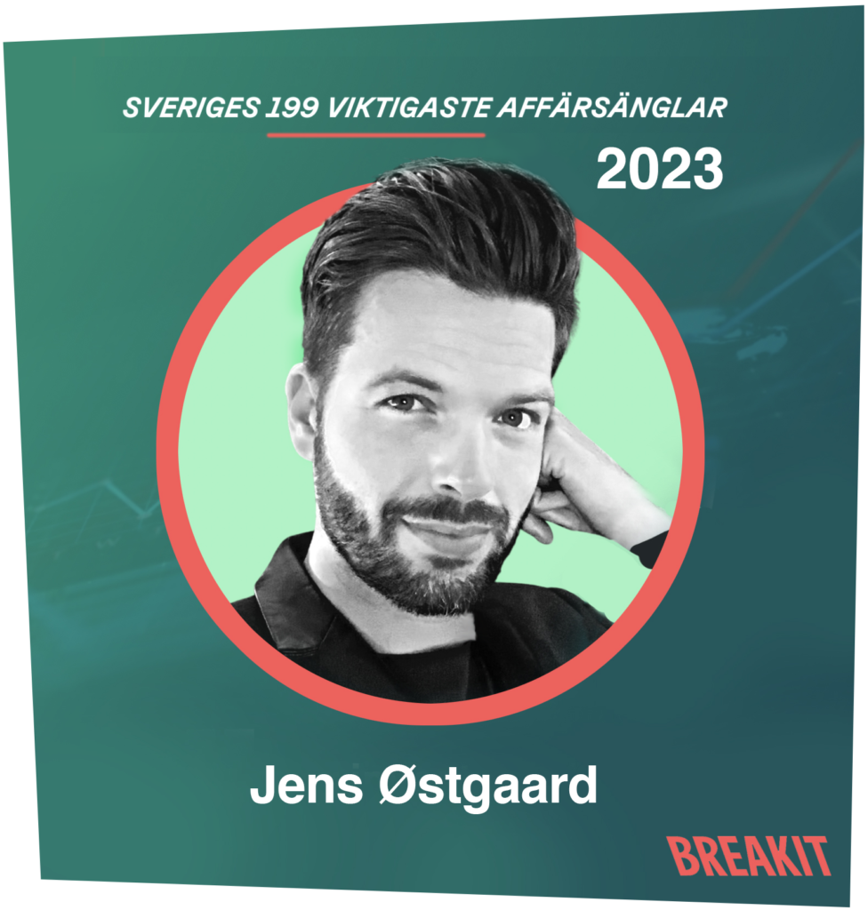Jens Østgaard utsedd till en av Sveriges viktigaste affärsänglar 2023